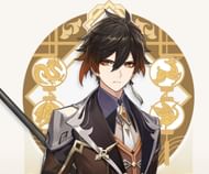 Zhongli's official Genshin Impact artwork (Image via miHoYo)
